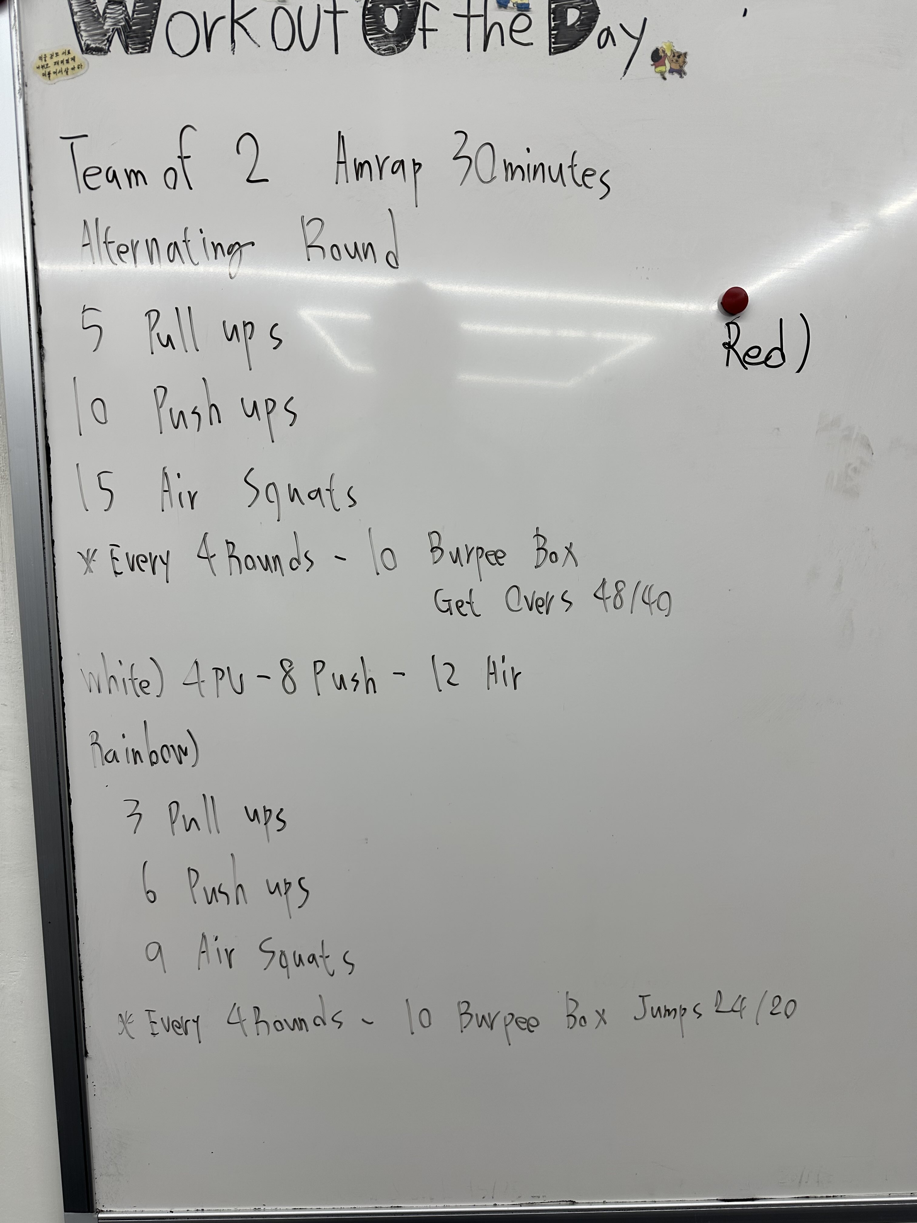 2-person team WOD