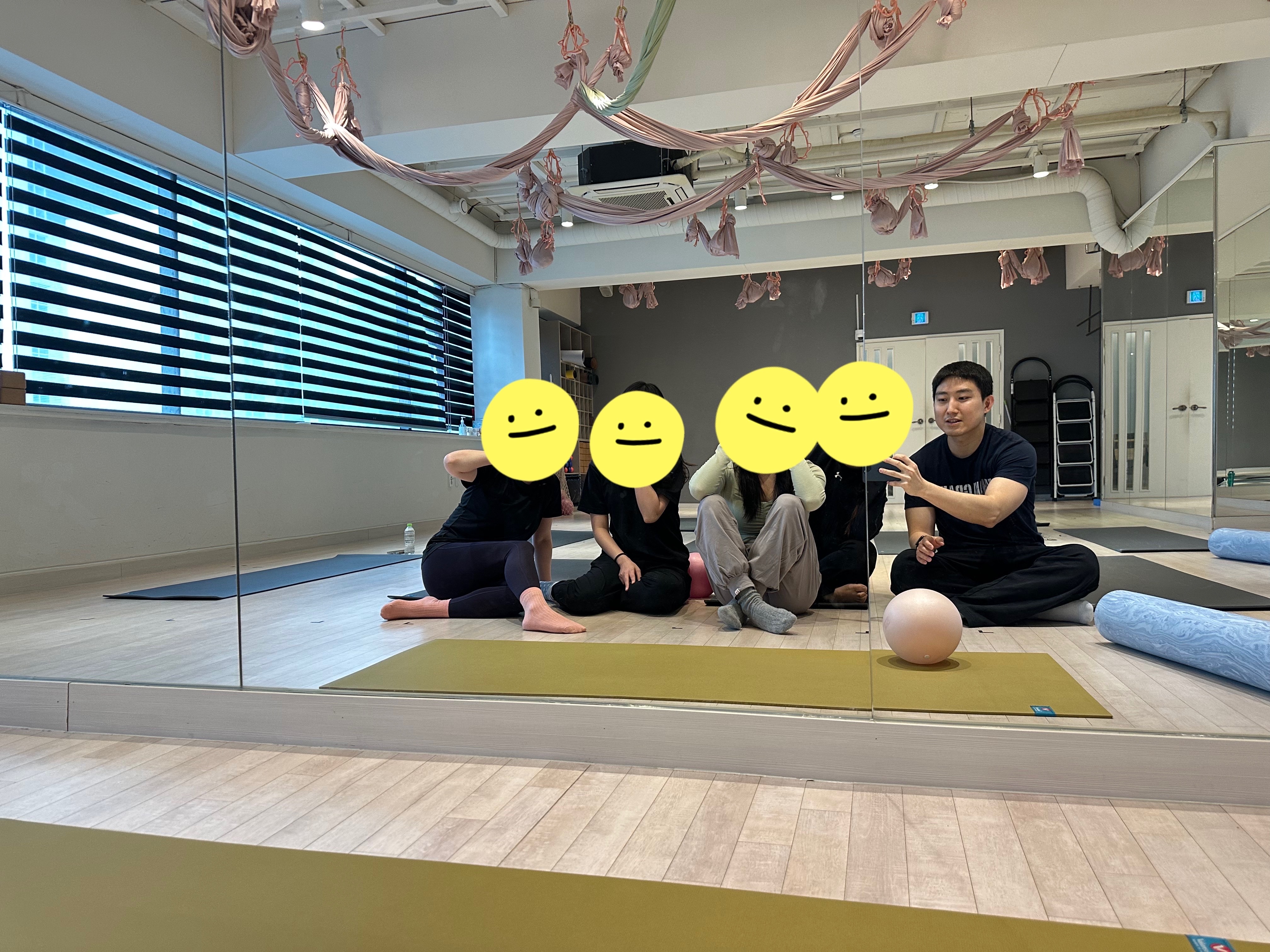 Pilates studio mirrors